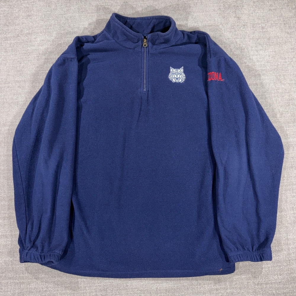 Pro Edge Arizona Wildcats Fleece Pullover‎ Kids XL 16/18 Navy Blue Excellent UA